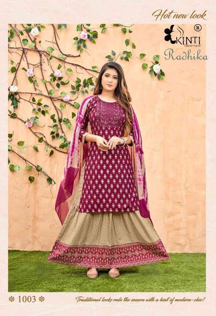 Kinti Radhika Exclusive Fancy Skirt Style Dress New Collection Supplier