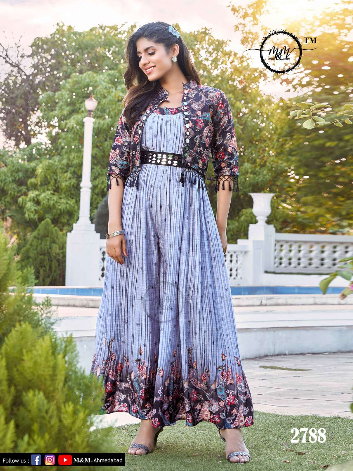 Western rama Women new design gown, Printed, Stitched at Rs 450/piece in  Surat