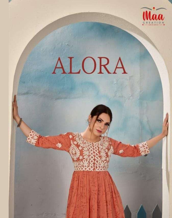 Maa Creation Alora fancy cotton Short tunics Catalog Supplier
