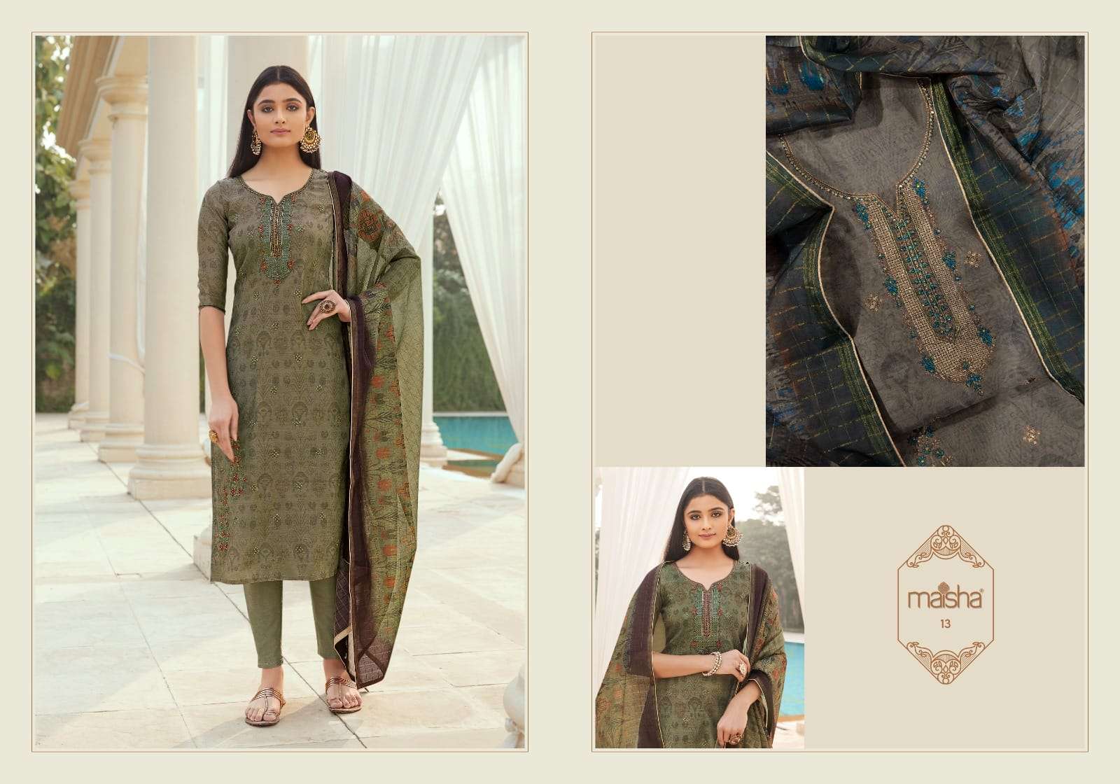 Maisha 13 Fancy Designer Salwar Suit Collection