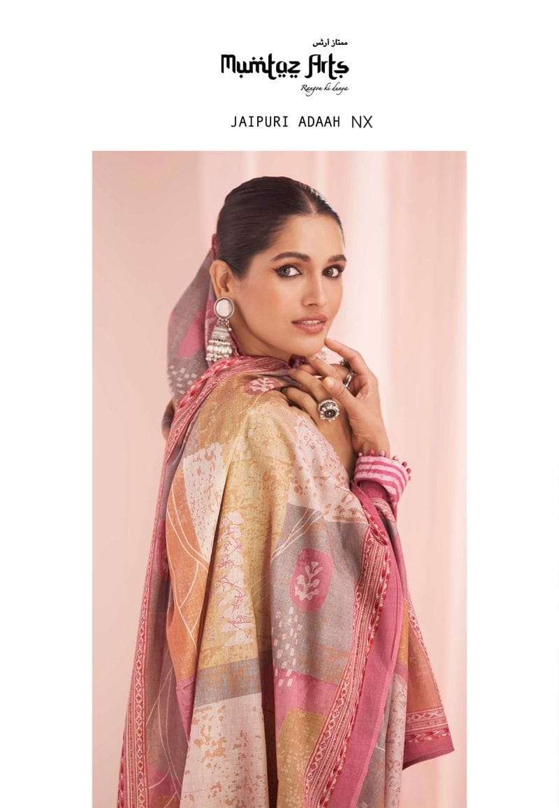 Mumtaz Arts jaipuri Adaah NX Fancy Cotton ladies Suit catalog Supplier
