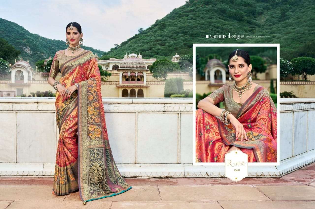 Designer Pure Kanjivaram Silk Saree – FashionVibes