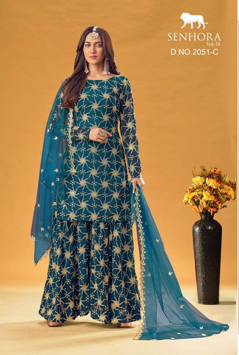 Senhora 2051 C Heavy Designer Pakistani Readymade Suit Supplier