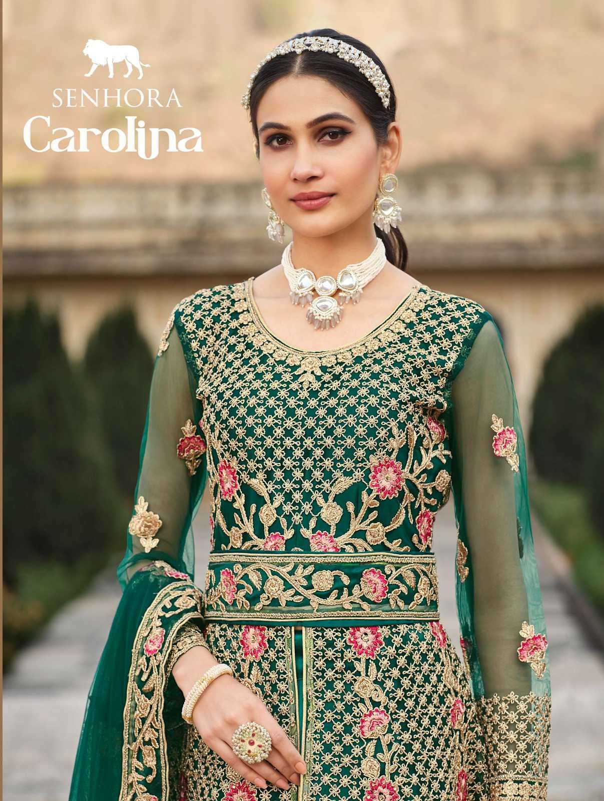 Senhora Carolina 2075 Colors Designer Wedding Wear Latest Anarkali Suit Supplier
