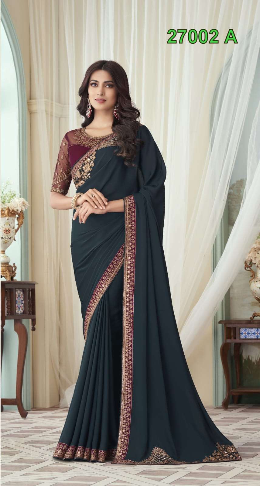 TFH 27002 A Fancy Designer Silk Saree Collection