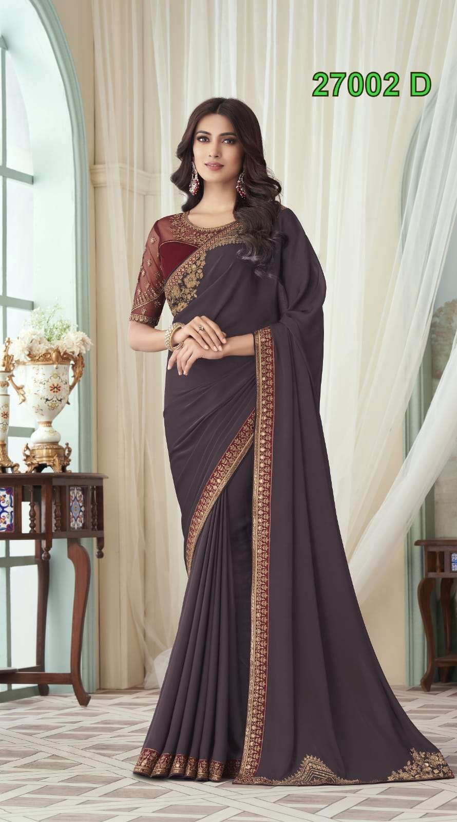 TFH 27002 D Heavy Designer party Wear Saree Collection