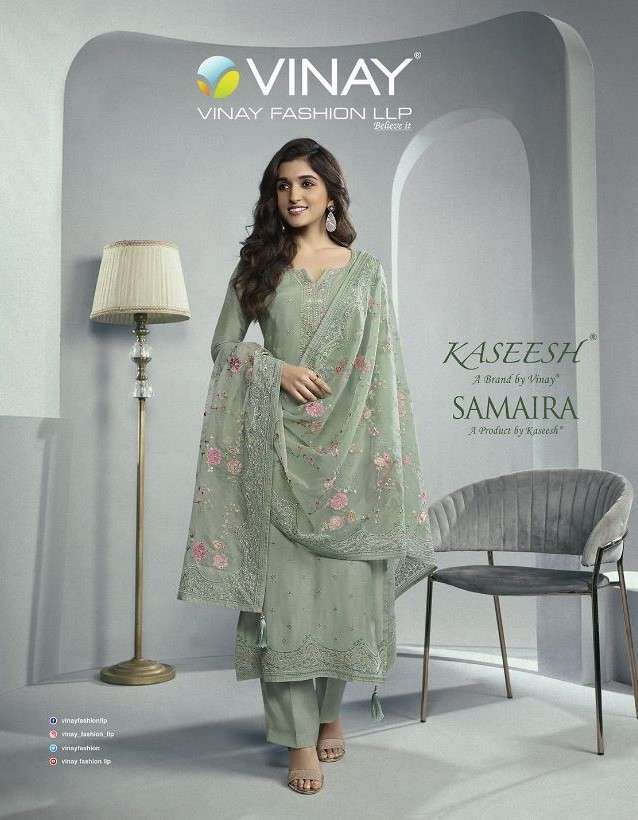Vinay Fashion Kaseesh Samaira Lates Partywear Dress New Collection Supplier