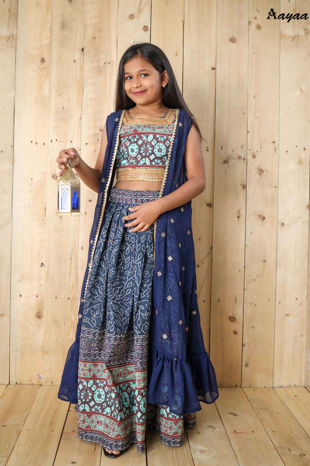 Aayaa Yaana Vol 2 201 To 206 Designer Crop Tops Kids Wear Collection 