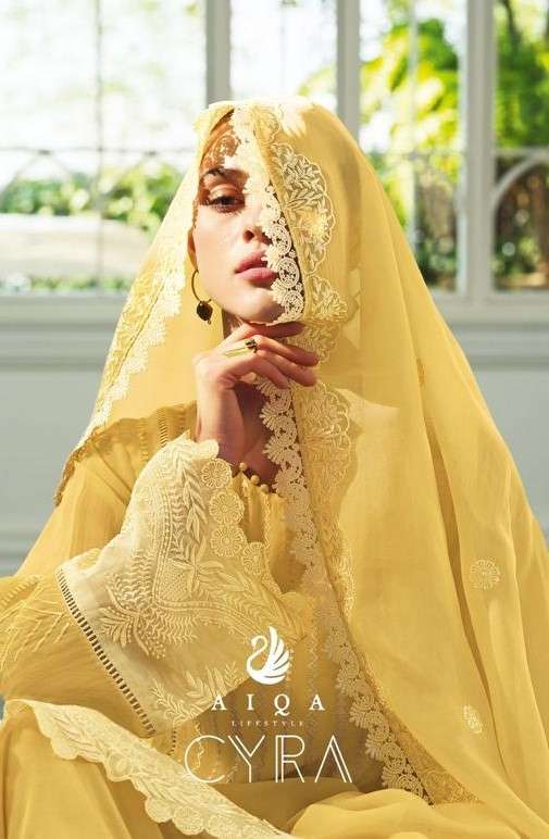 Aiqa Lifestyle Sumaira Designer Kora Salwar Suit Catalog Wholesale Dealer