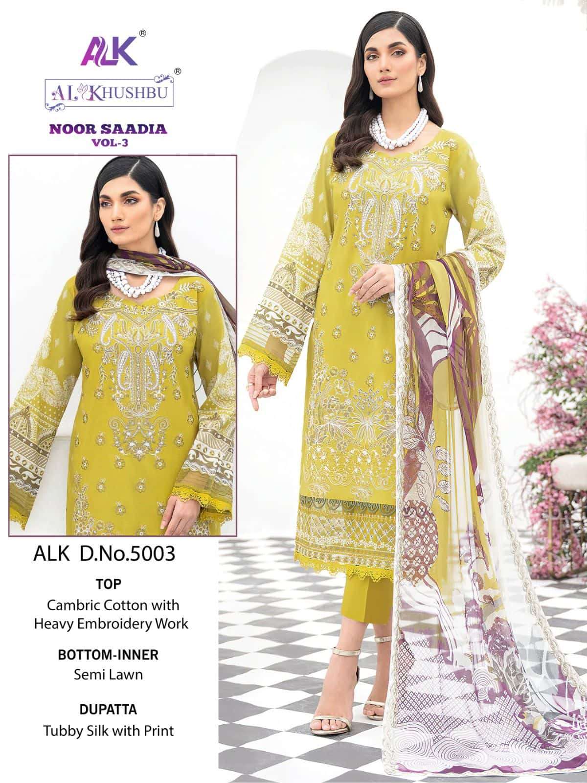 Al Khushbu 5003 Pakistani Designer Festive Wear Suit Supplier