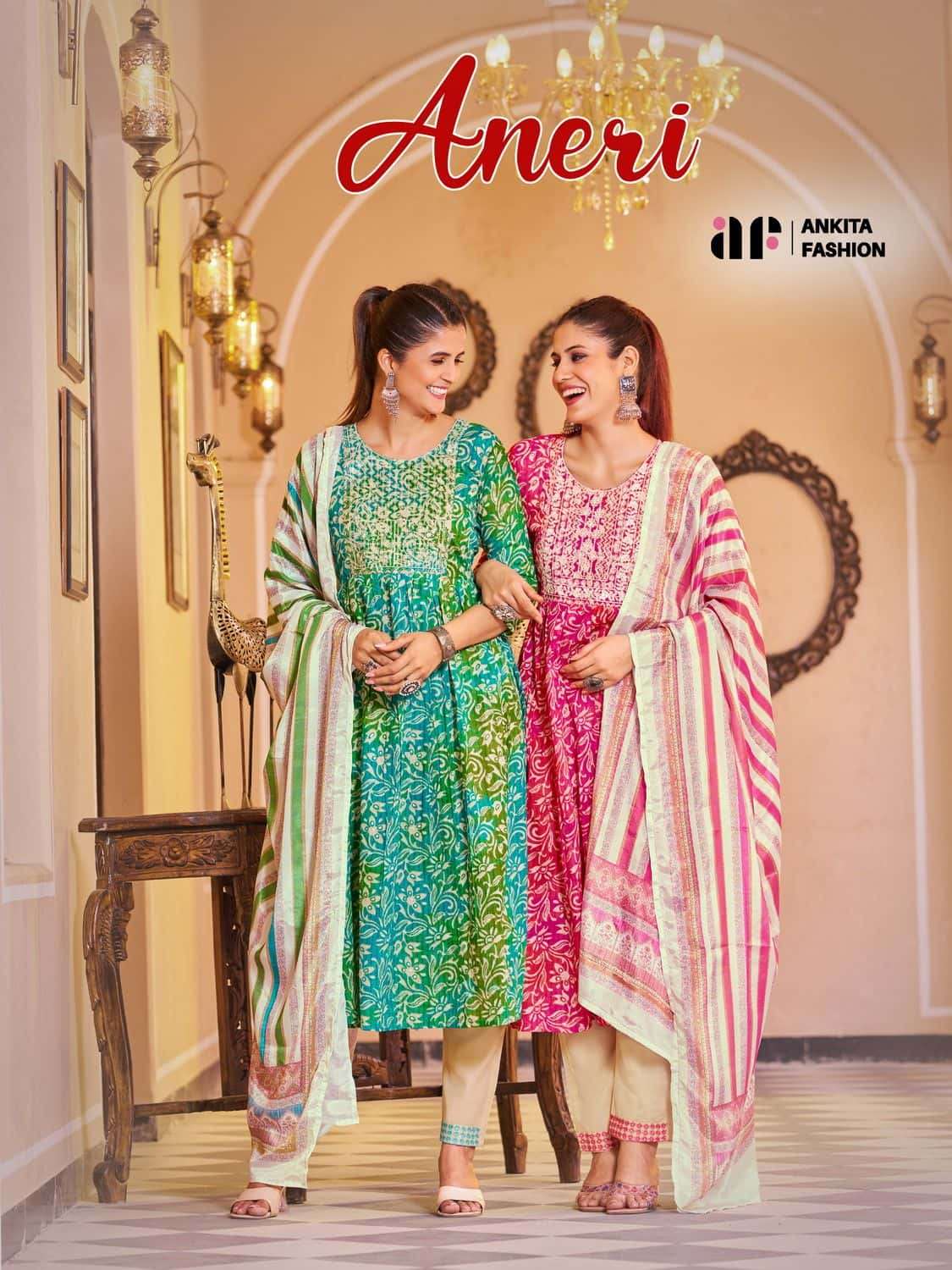 Ankita Fashion Aneri Fancy Nayra Pattern Readymade dress New Designs