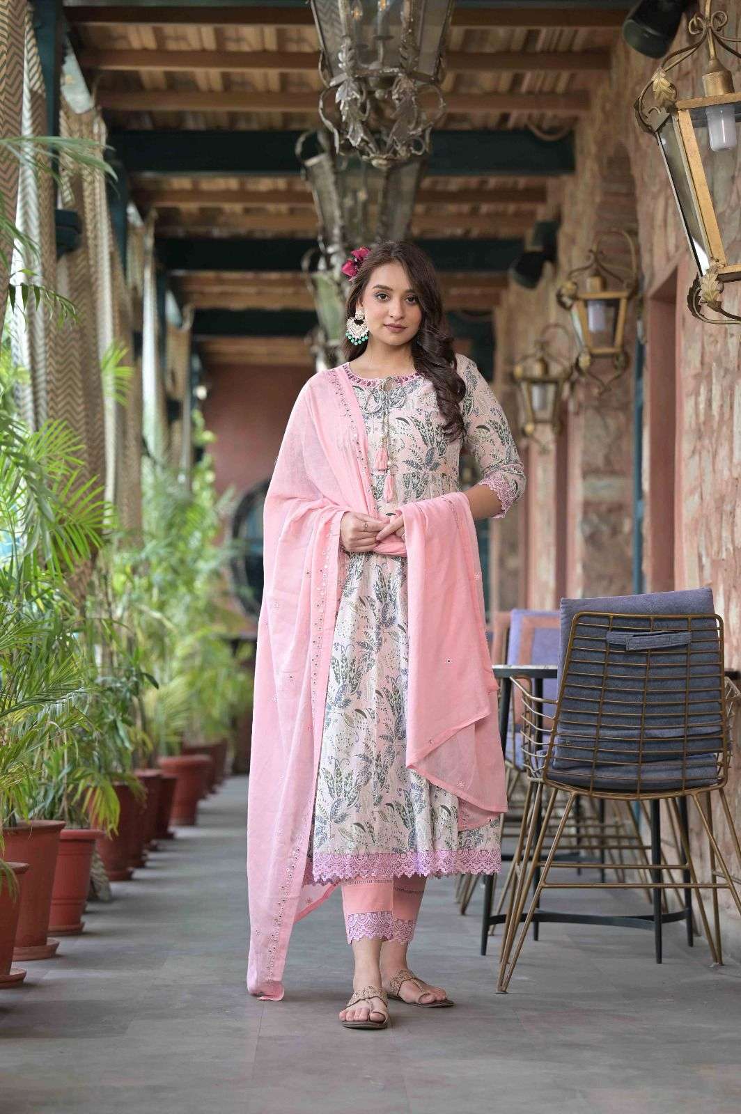 Benbaa D 1865 Fancy Anarkali Dress Size Set Wholesaler Summer Collection
