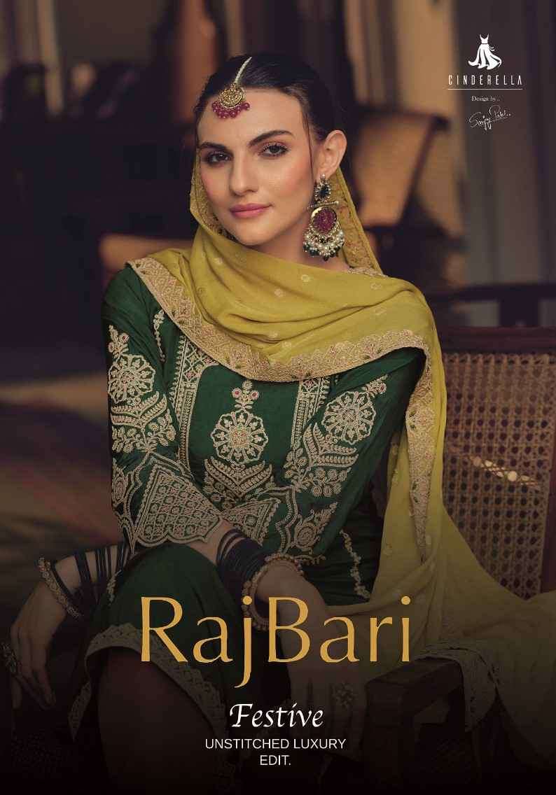 Cinderella Raj Bari Designer Silk Wedding Wear Dress Latest Collection