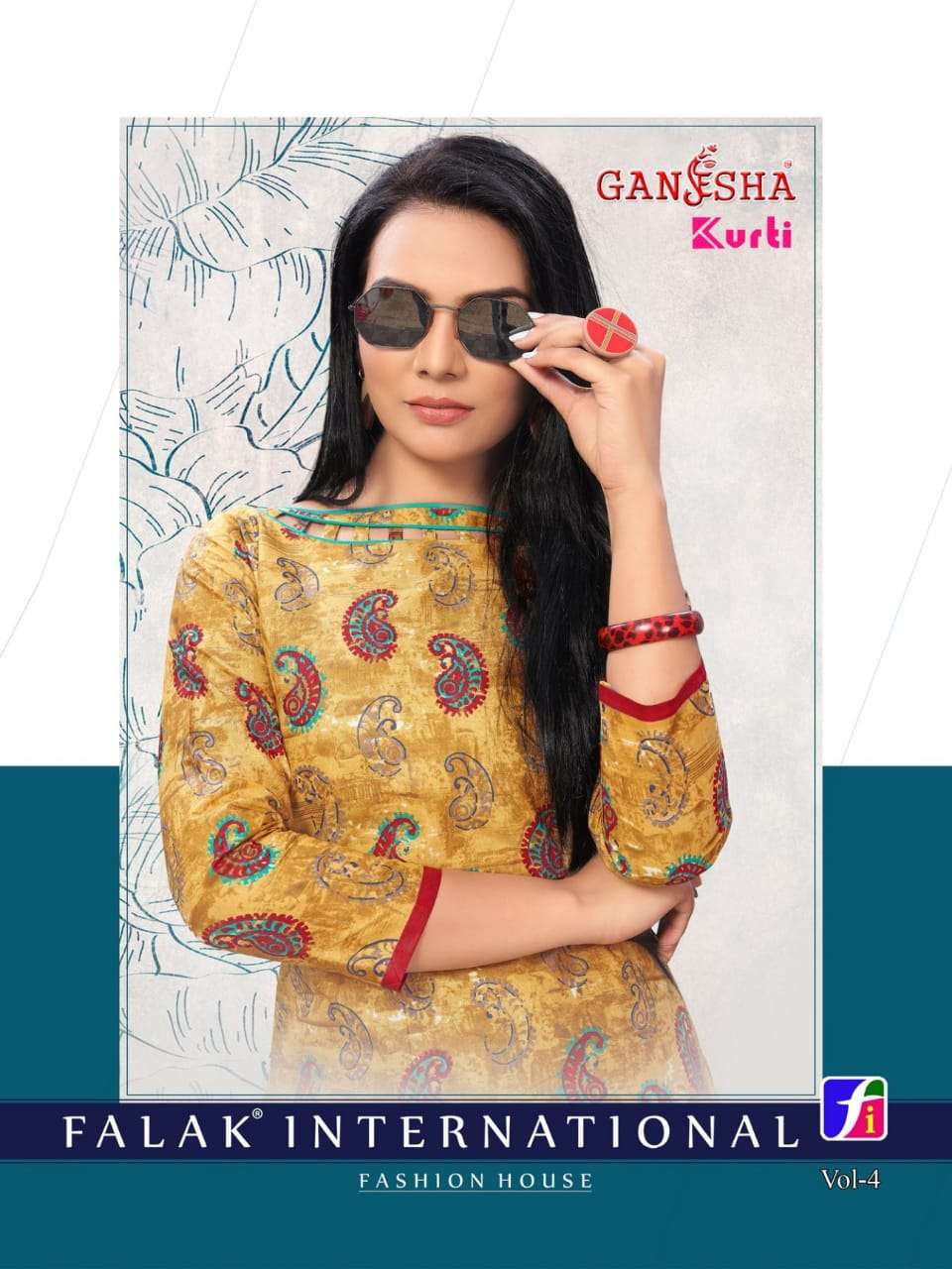Ganesha Kurti Vol 4 Fancy Daily To Wear Kurti Wholesaler New Catalog