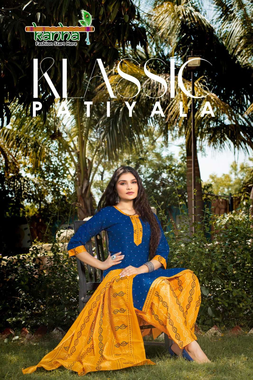 Kanha Klassic Patiyala Readymade Printed Patiala Dress Summer Collection