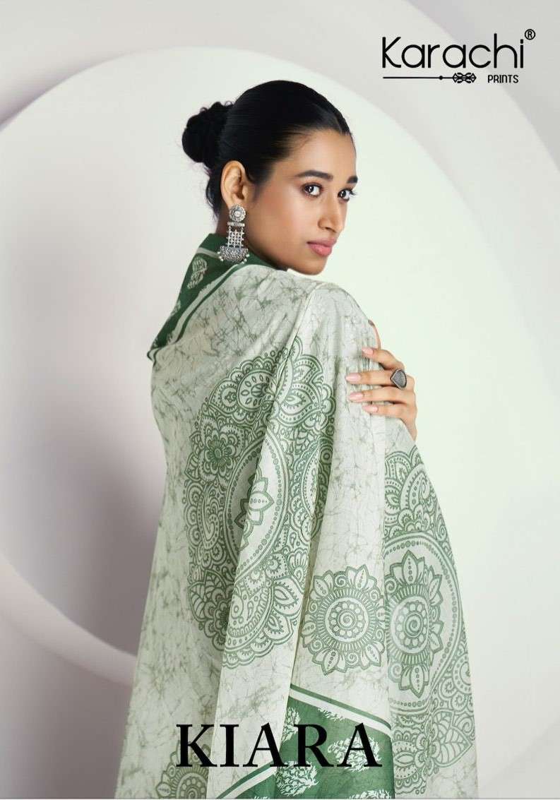 Kesar Kiara By karachi print Fancy Cotton Suit Catalog Wholesaler
