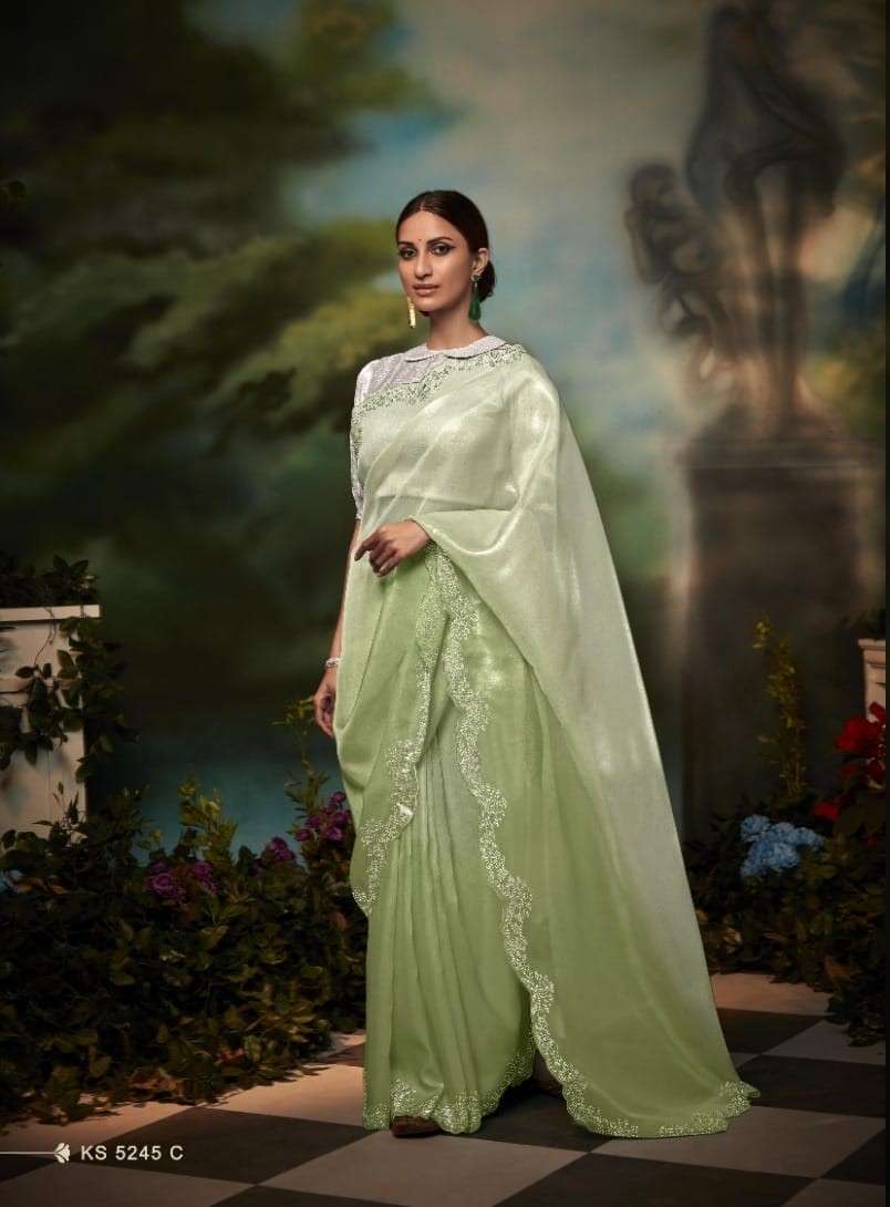 Kimora 5245 C Kajal Festive Wear Style Fancy Saree Supplier