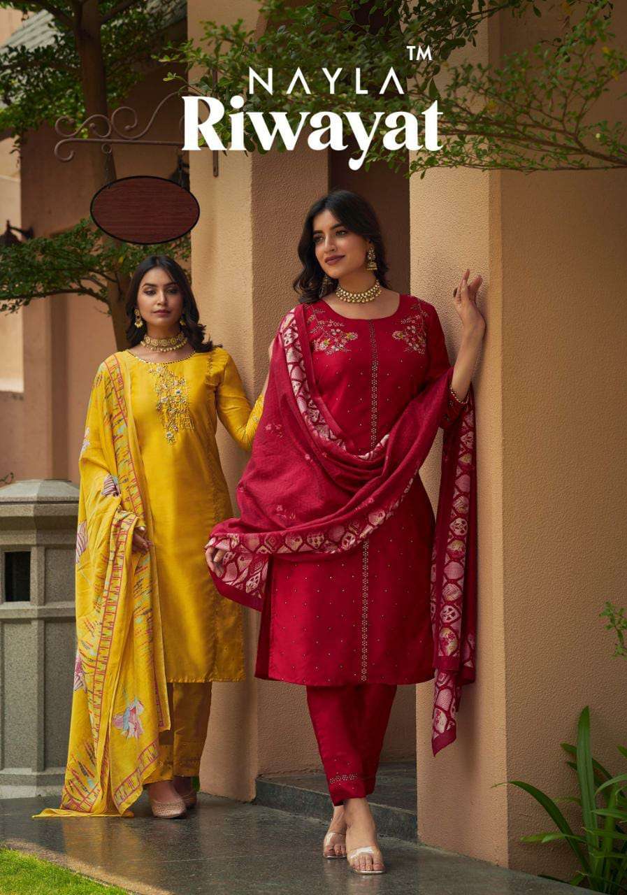 Nayla Riwayat Festive Collection 3 Piece Exclusive Collection New Arrivals