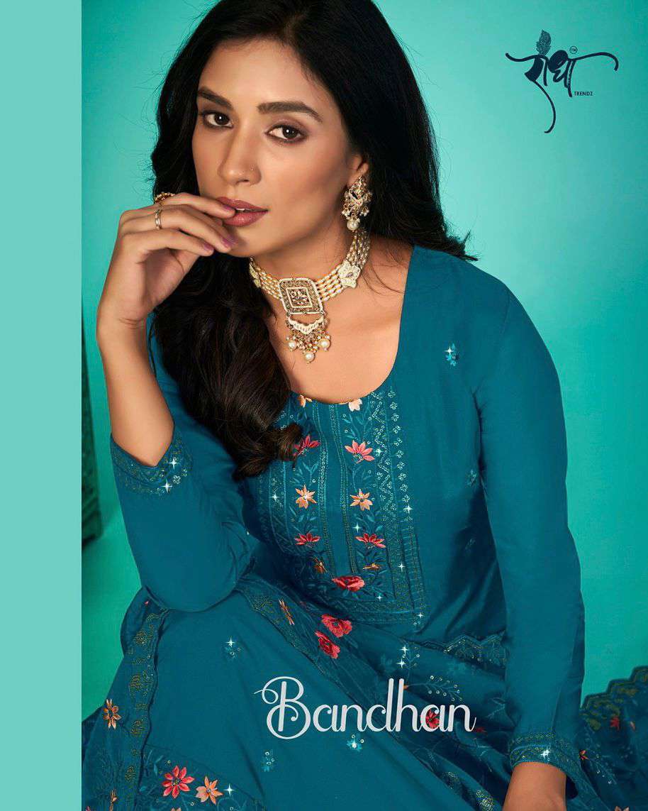 Radha Trends Bandhan Festive Collection Straight Designs Suit Supplier