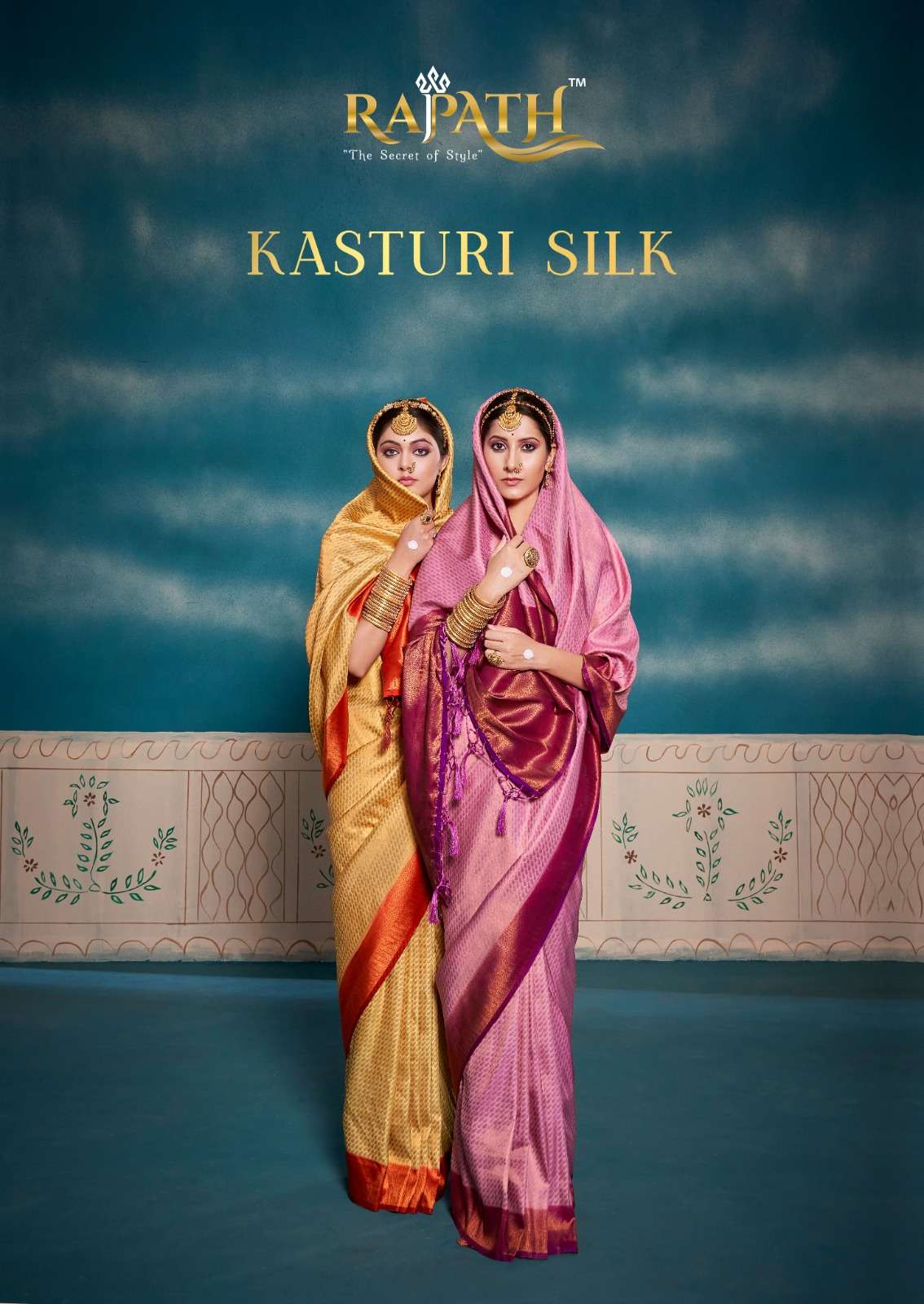 Rajpath Kasturi Silk 144001 To 144006 Kanjivaram Silk Partywear Saree Exporter