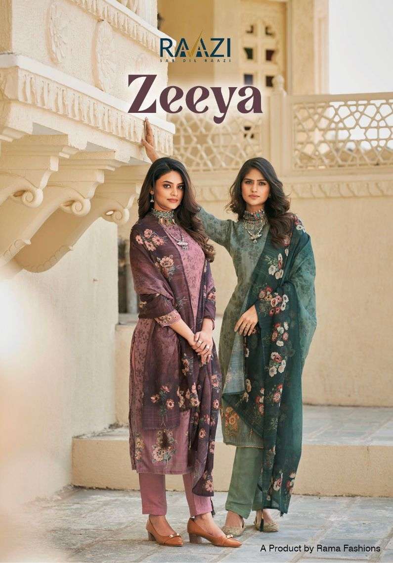 Rama Fashion Razzi Zeeya Digital Print Salwar Kameez Catalog Supplier