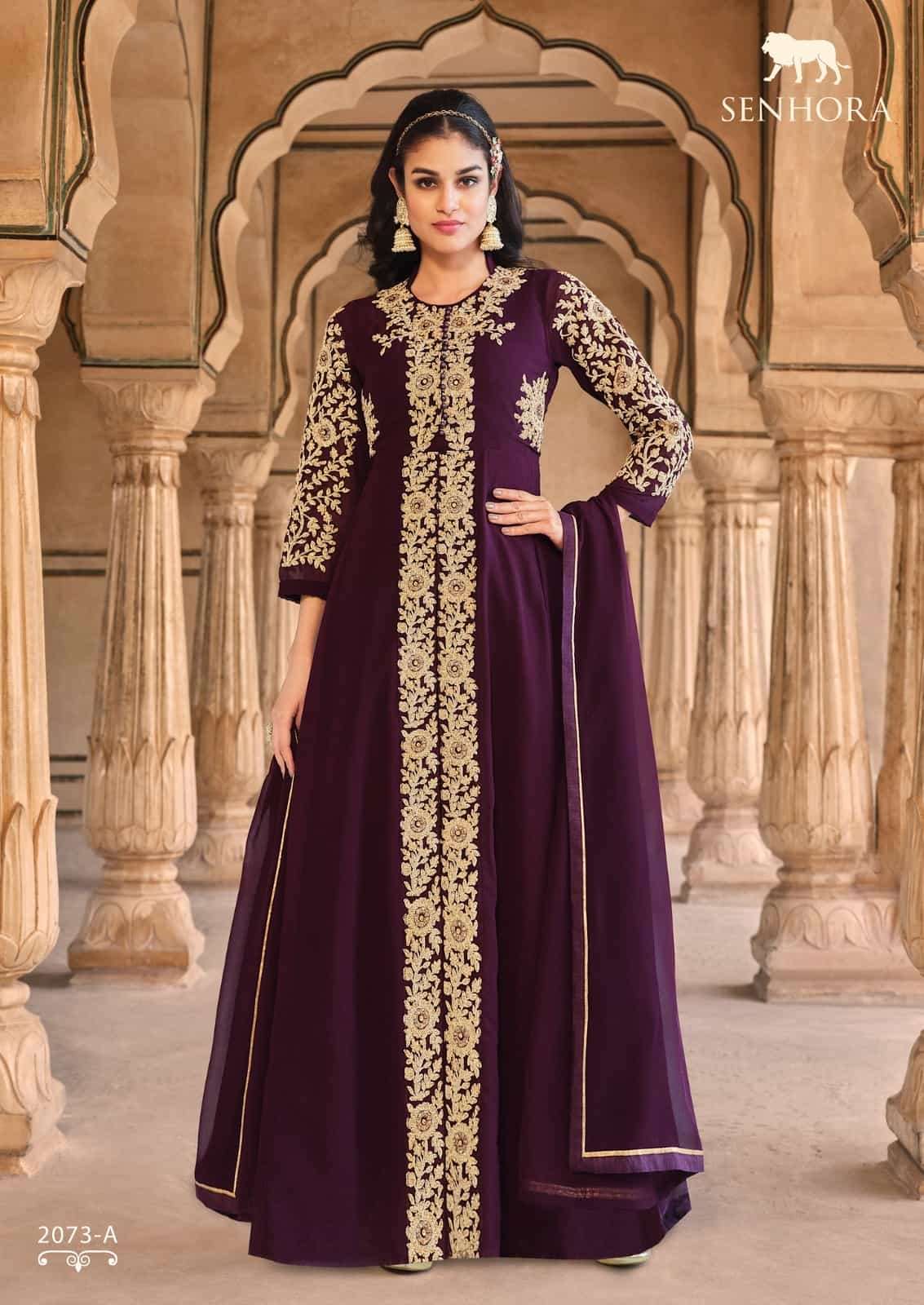 Senhora 2073 A Aadhya Party Wear Style Heavy Designer Suit Collection