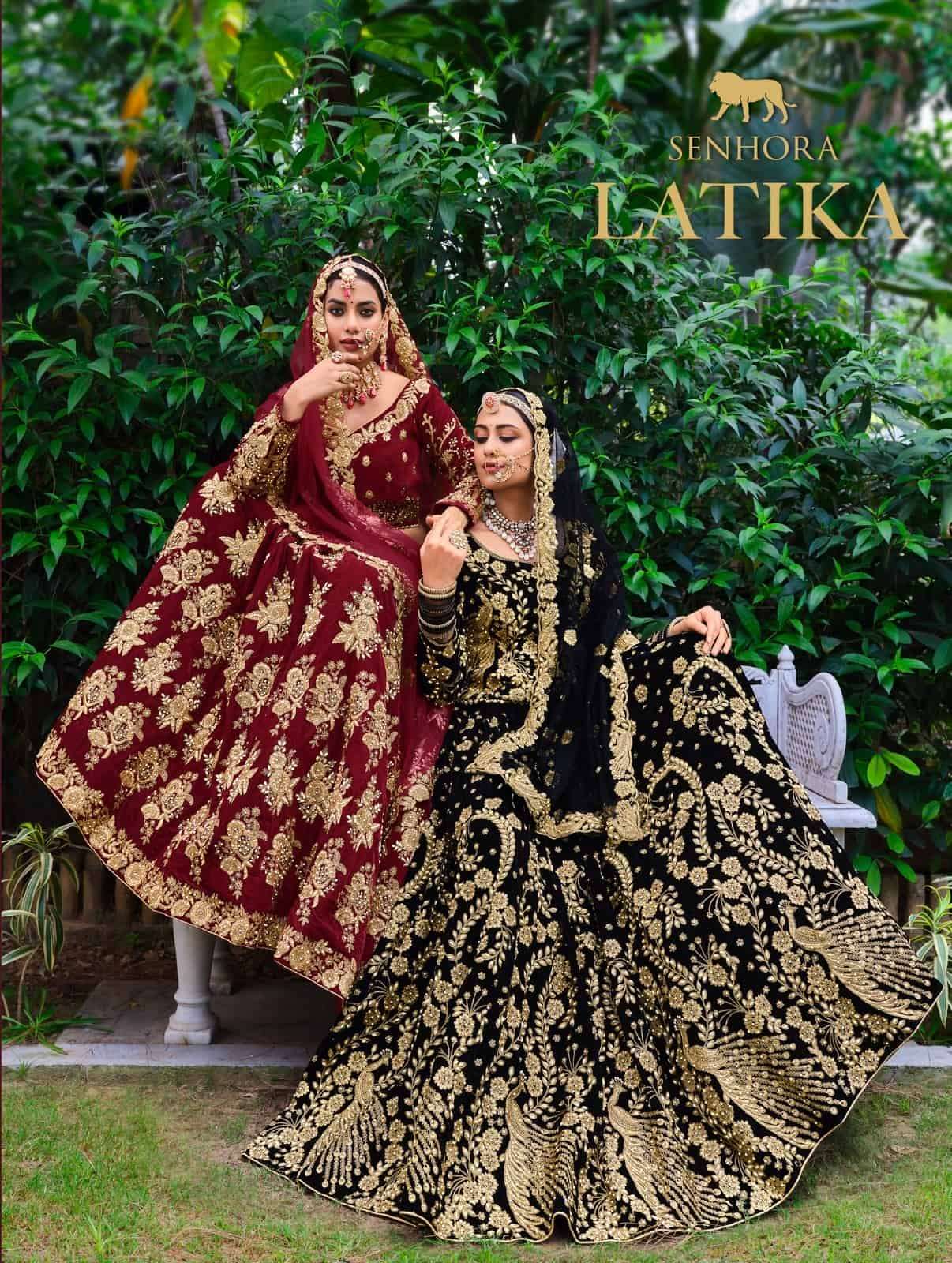 Senhora Latika 3071 To 3073 Colors Wedding Wear Designer Lehenga Choli Supplier