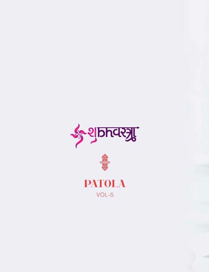 Shubh Vastra Patola Vol 5 5341 To 5344 Fancy Banarasi Silk Patola Saree Dealers