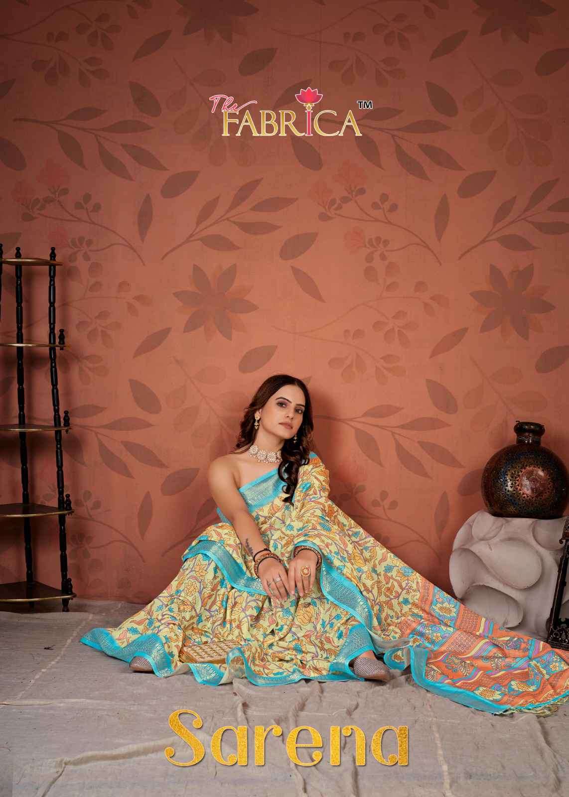 The Fabrica Sarena 38001 To 38010 Festive Wear Jacquard Cotton Saree Supplier