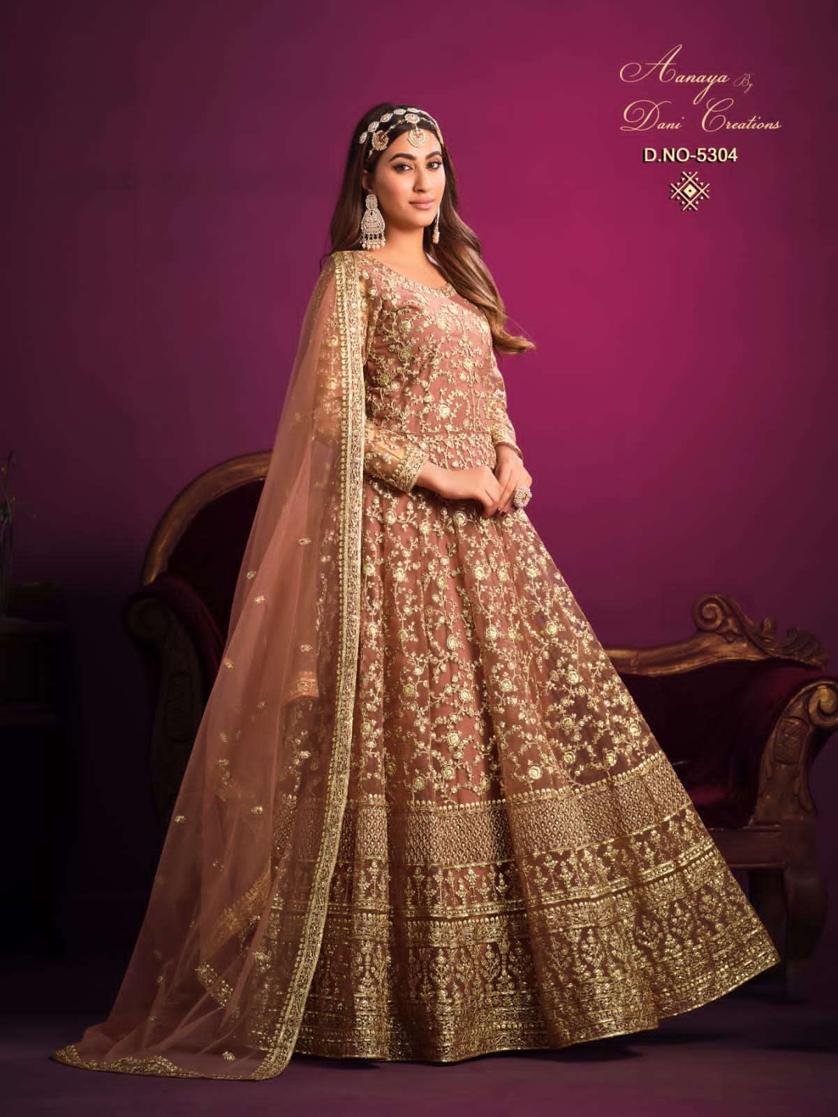 Aanaya 5304 Exclusive Designer Wedding Wear Gown Collection
