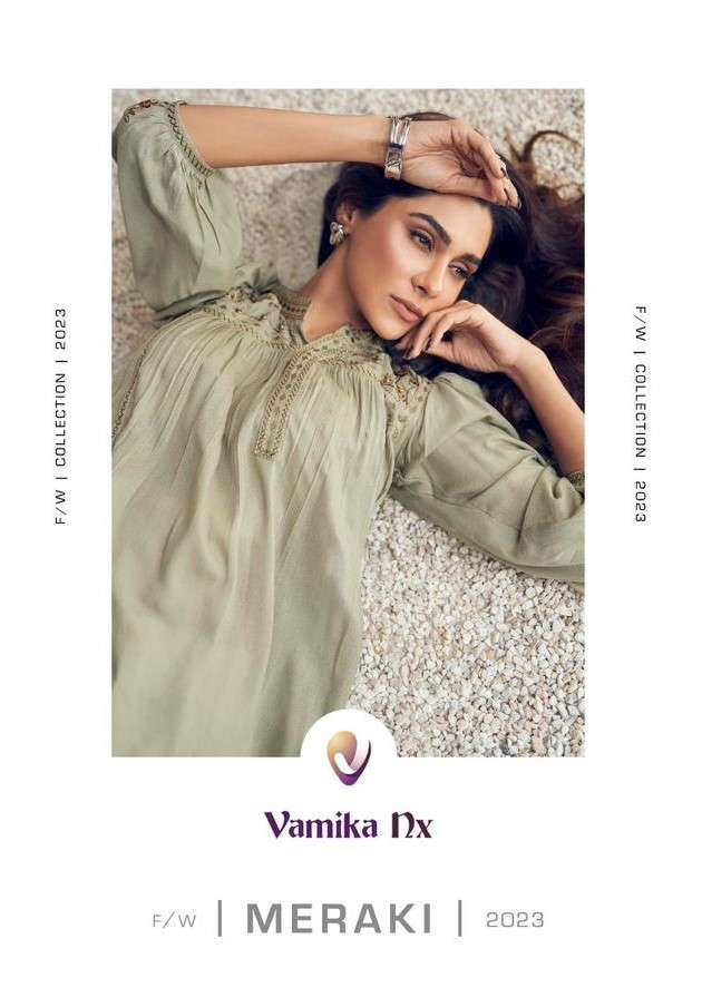Vamika Nx Meraki Latest Style Tunic Short Tops For Women Collection