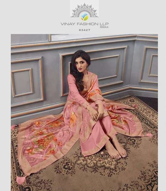 Vinay Fashion Kaseesh Zareena Vol 7 Hitlist Fancy Jacquard Partywear Dress Dealers