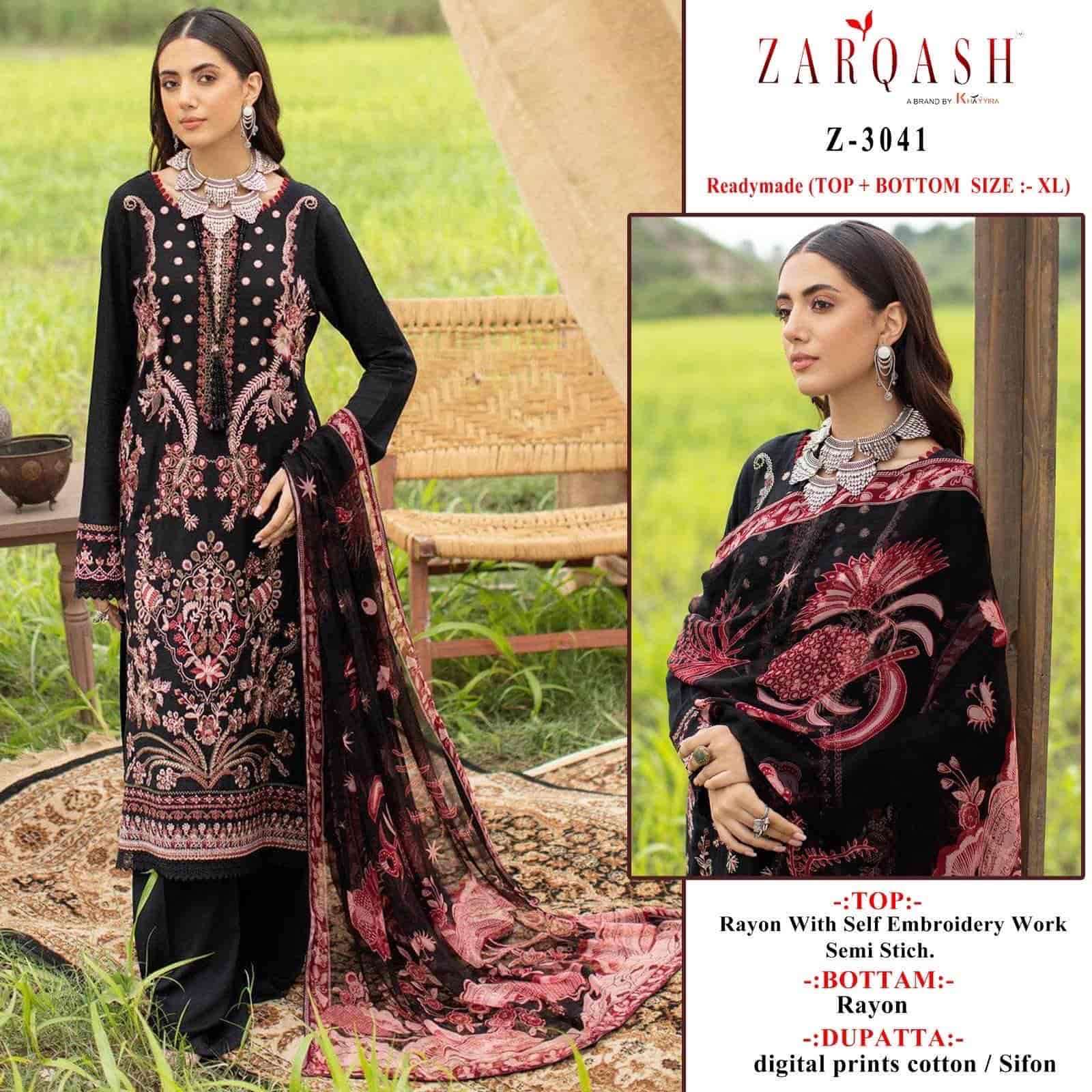 Zarqash Z 3041 Fancy Designer Pakistani Suit Wholasaler