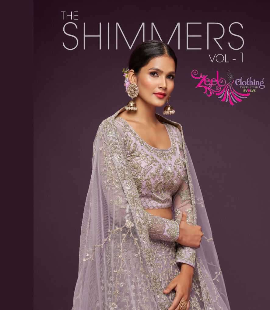 Zeel Clothing The Shimmers Vol 1 Designer Wedding Wear Lehenga New Arrivals