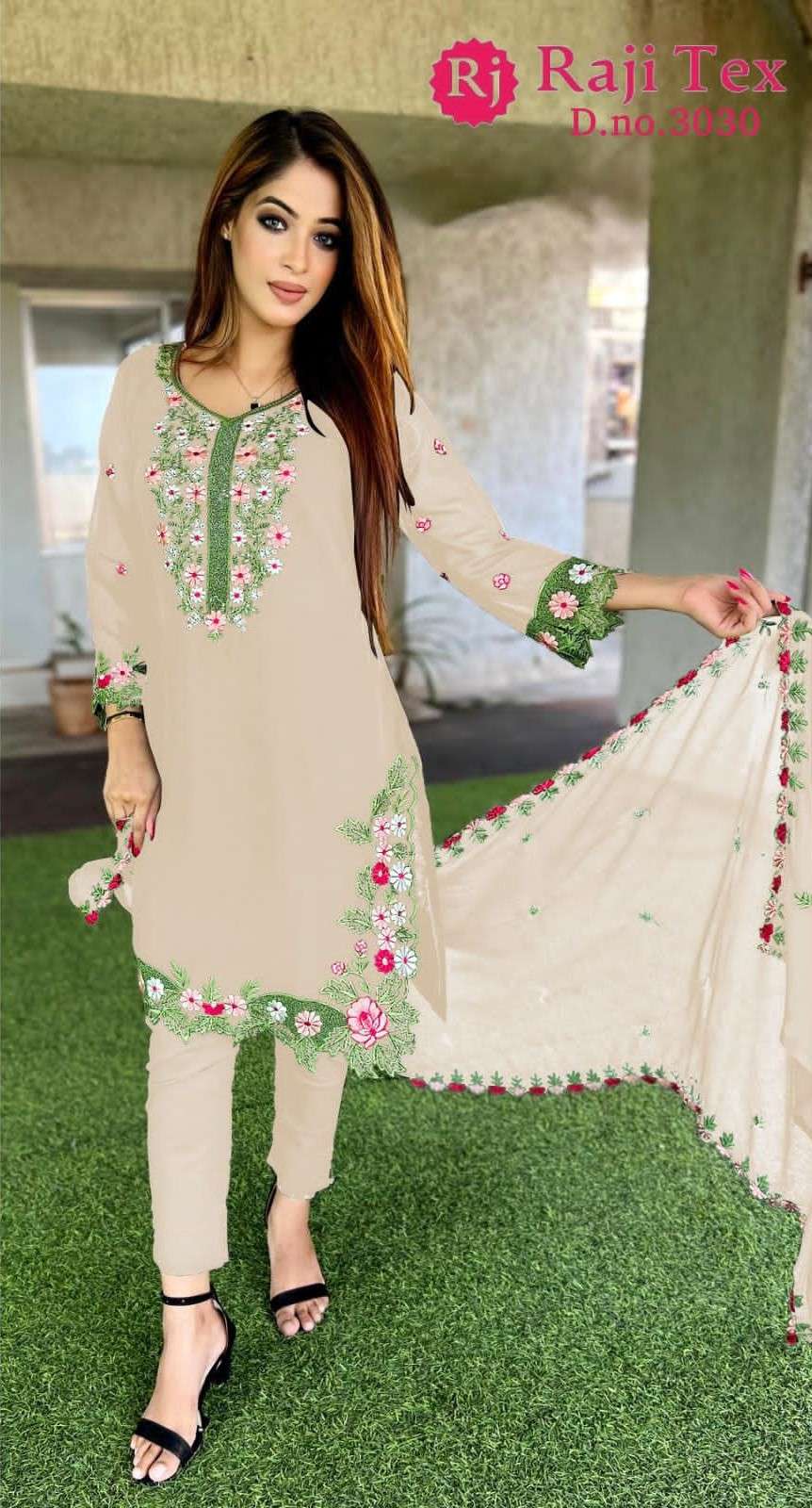 Afsana Rj 3030 Designer Work Pakistani Readymade Dress Wholesaler