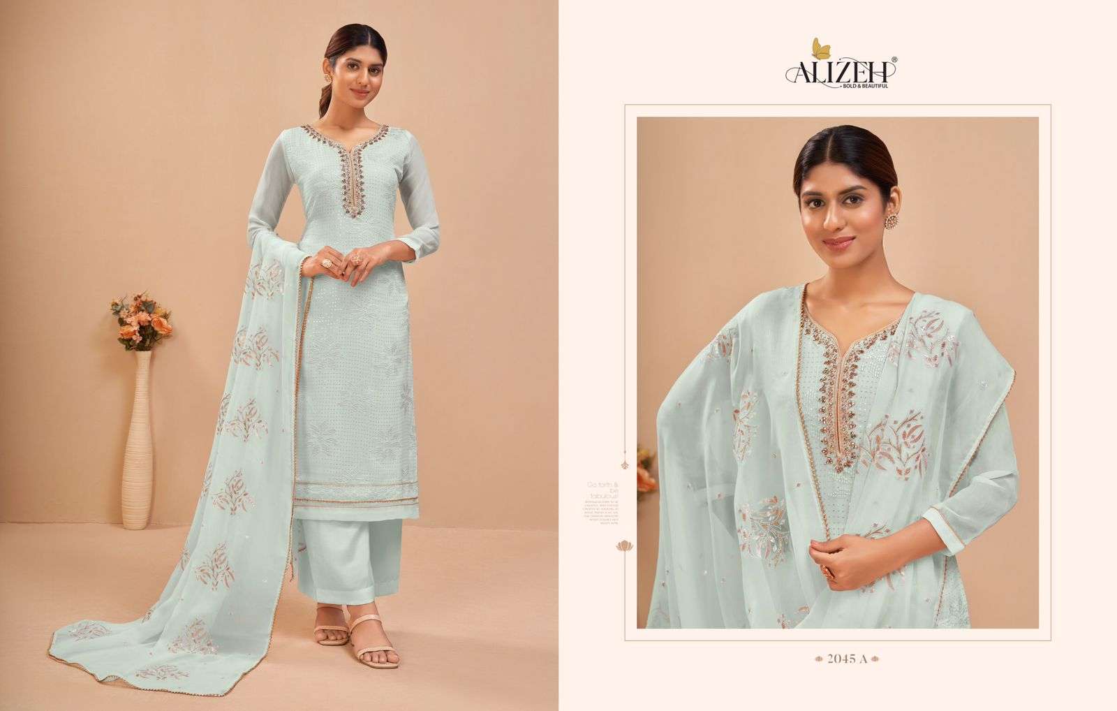 Alizeh Murad 2045 A New Fancy Designer Suit Wholasaler