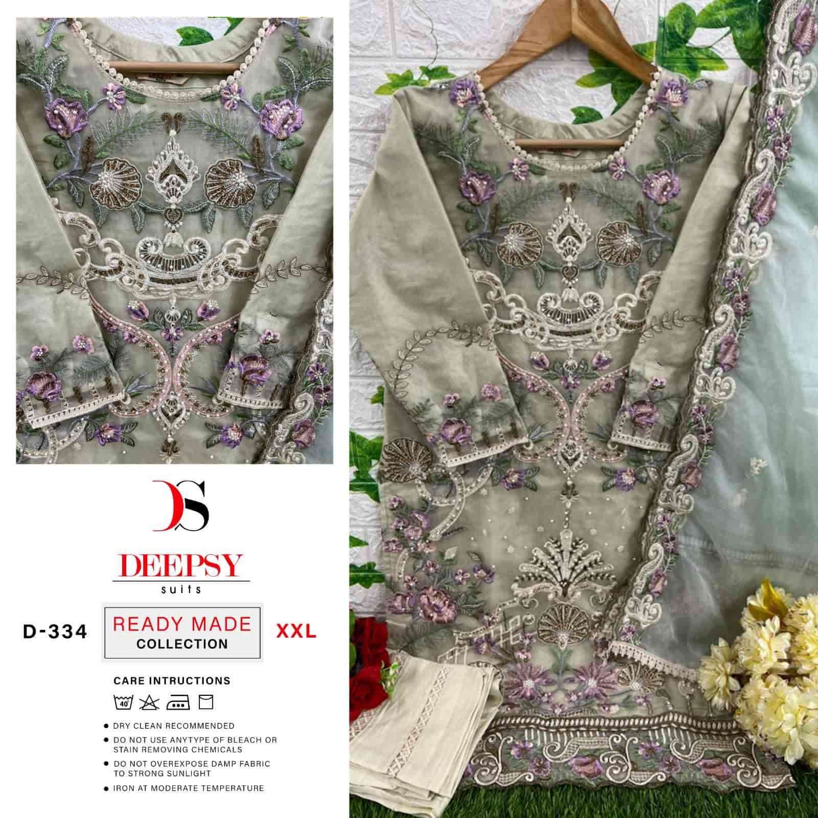 Deepsy D 334 Pakistani Fancy Designer Salwar Suit Collection
