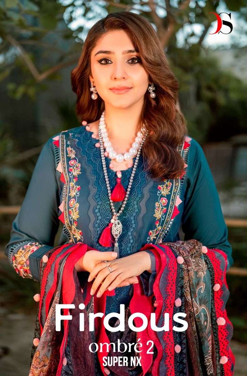 Deepsy Firdous Ombre Vol 2 Super Nx Latest Pakistani Cotton Suit New Collection