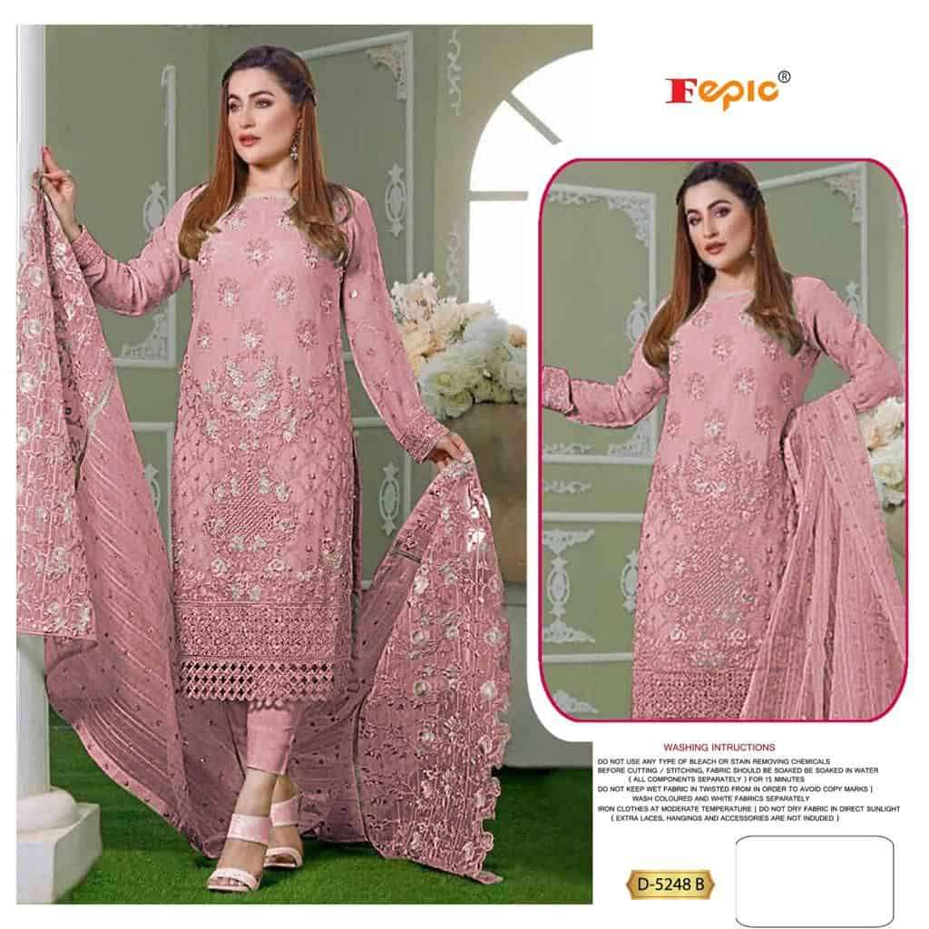 Fepic D 5248 Colors Pakistani Festive Wear Salwar Suit Wholasaler