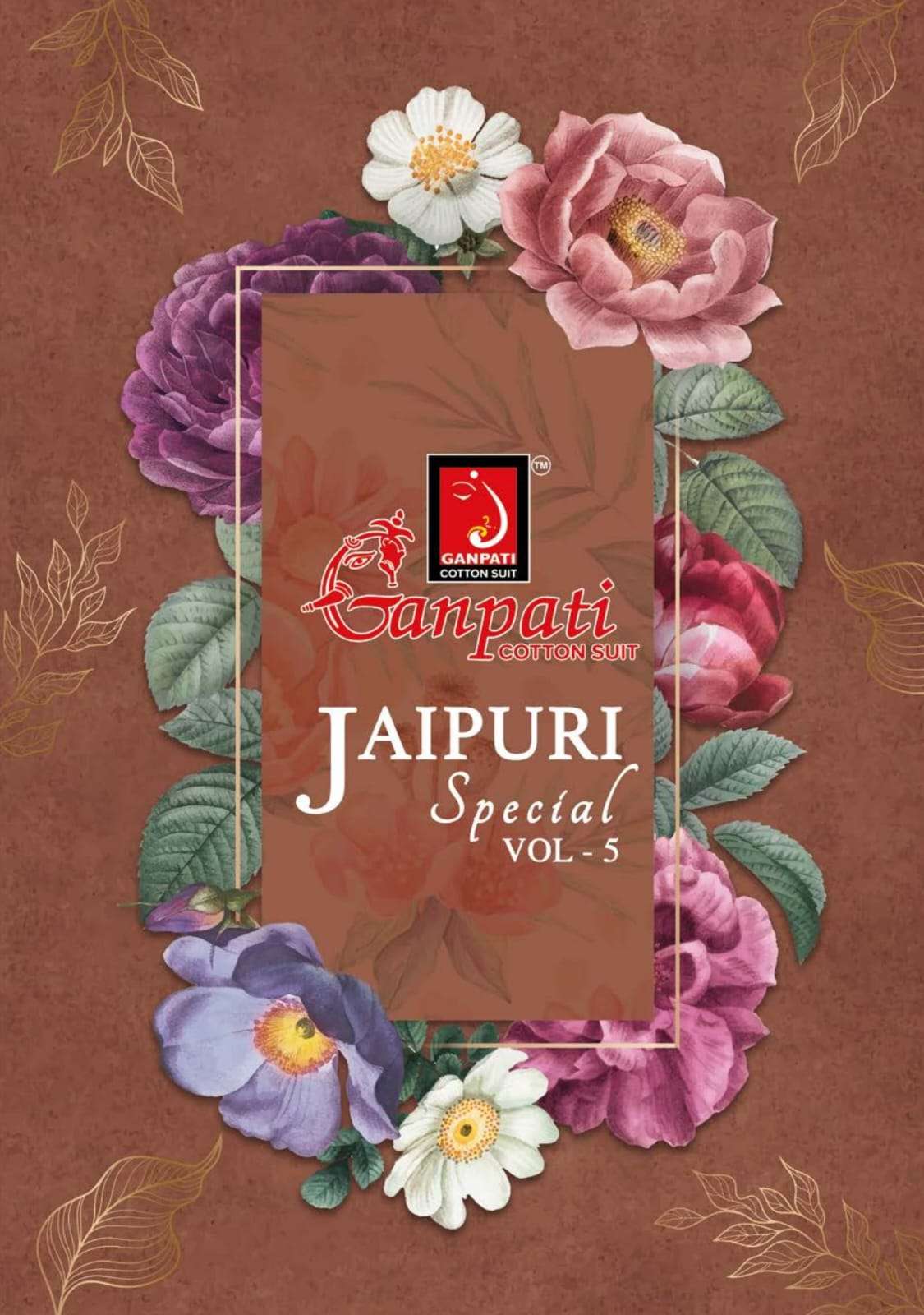 Ganpati Jaipuri Special Vol 5 Fancy Printed Cotton Unstitch Dress Catalog Dealers
