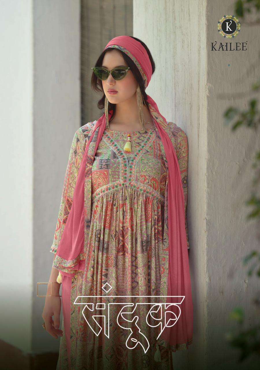 Kailee Sanduk By Kalki Fashion Exclusive Nayra Style 3 Piece Dress Catalog Exporter