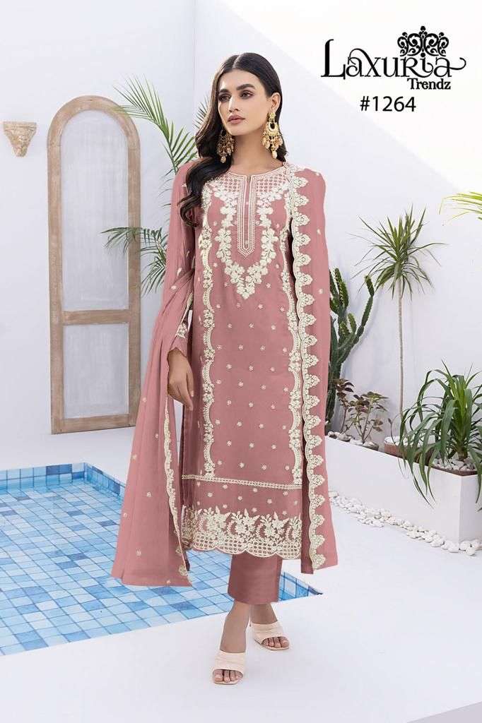 Luxuria 1264 Stylish Pakistani Readymade Dress Catalog Exporter