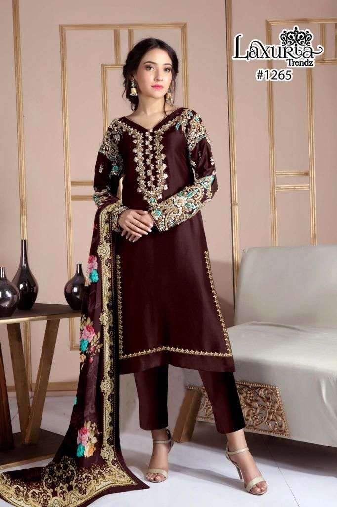 Luxuria 1265 Designer Pakistani Readymade Collection Supplier