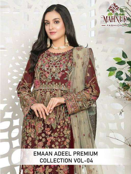 Mahnur Fashion Emaan Adeel Premium Collection Vol 4 Latest Pakistani Suit New Collection