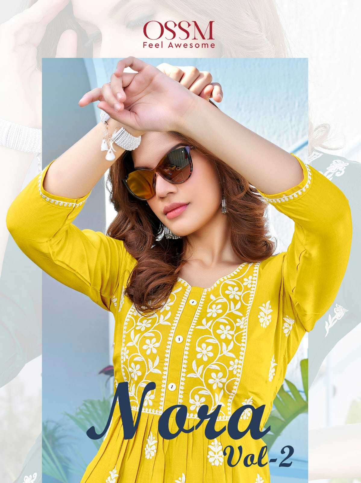 Ossm Nora Vol 2 Fancy Rayon Western Style Short Top Collection