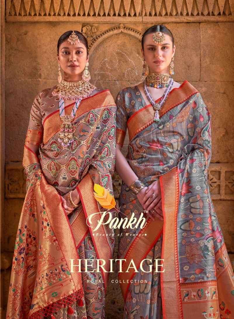 Pankh Heritage Digital Style Paithani Saree Partywear Collection