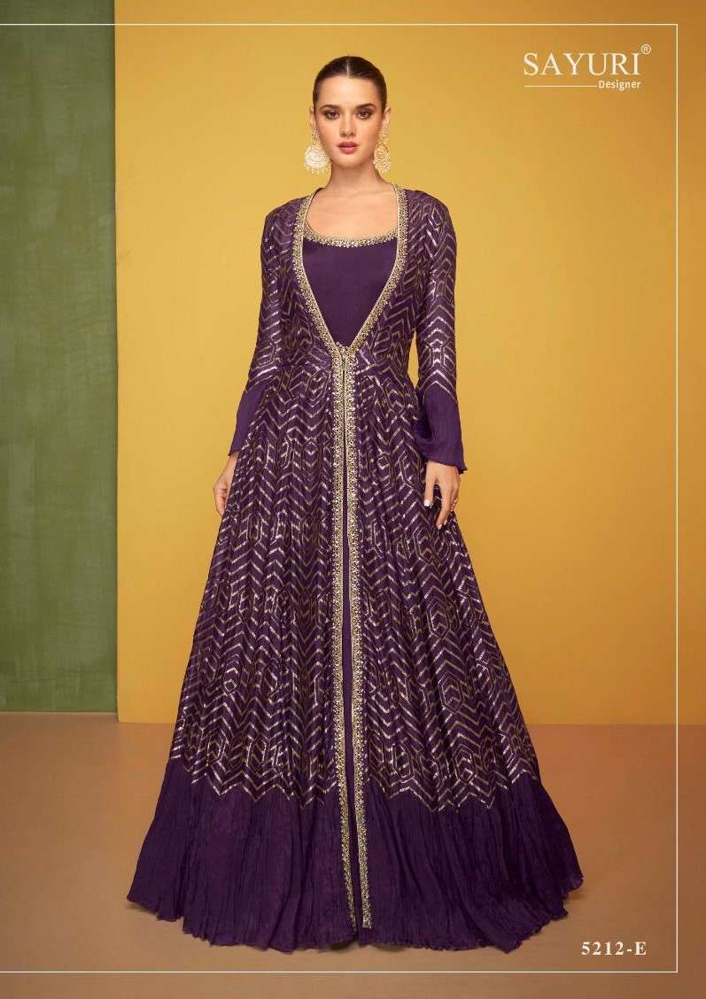 Sayuri Petals Classic New Color Indo Western Style Designer Dress New Designs