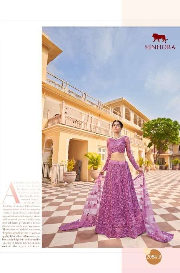 Senhora 2084 B Fancy Designer Style Wedding Wear Lehenga Choli Supplier