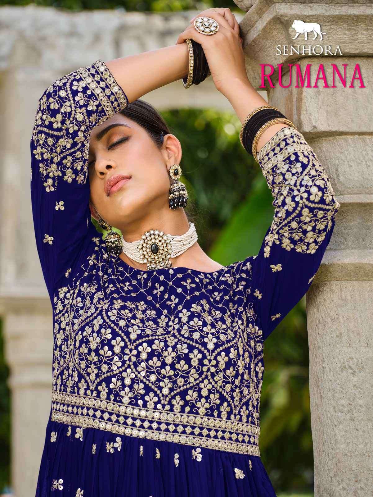 Senhora Rumana 3001 Colors Designer Nayra Style Dress Festive Collection