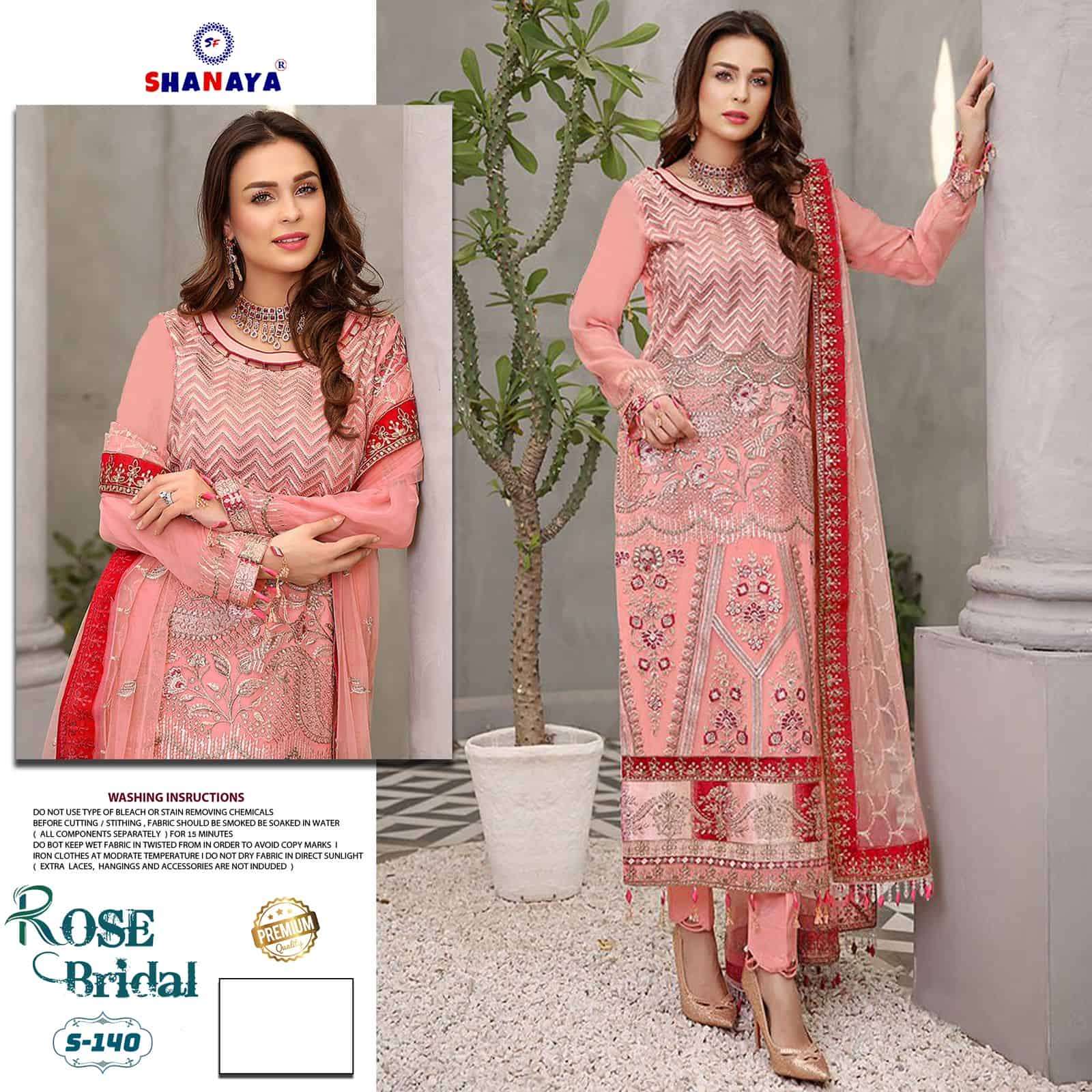 Shanaya S 140 Pakistani Festive Wear Fancy Salwar Suit Collection
